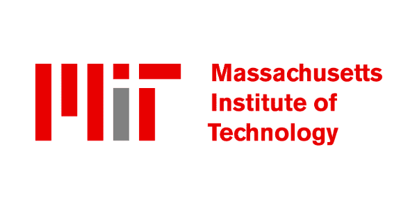 A red and grey logo for the massachusetts institute of technology.