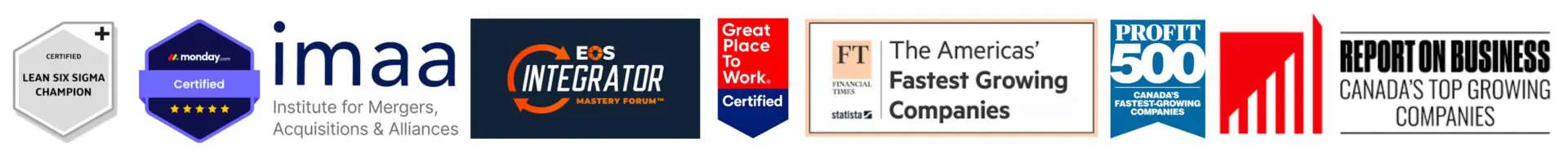 A red and blue award with the words " great place to work certified."