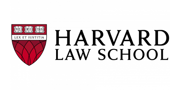 A harvard law school logo with the words 